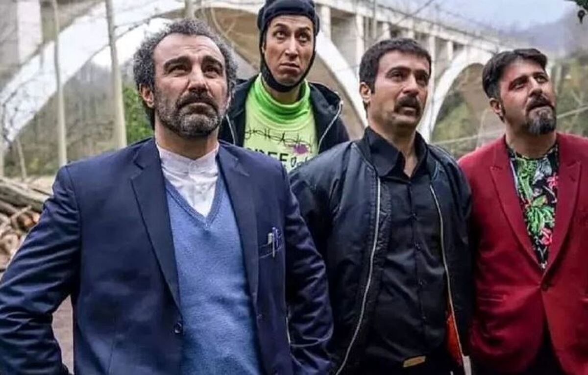 تصویر عجیب از پشت صحنه سریال پایتخت با گریم خفن بهبود سوژه شد!