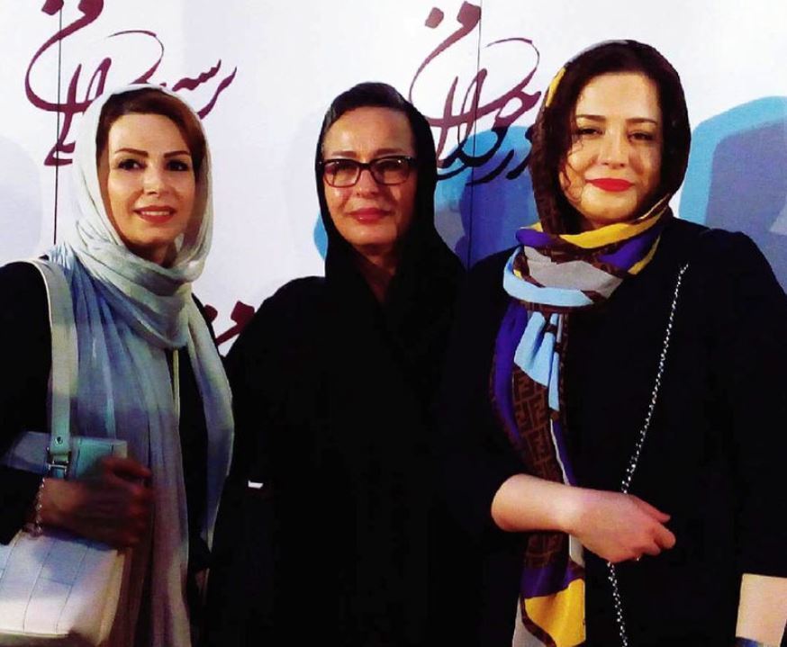 «کیمیا، معصومه و مهری» در پشت صحنه سریال کیمیا؛ سال ۹۴