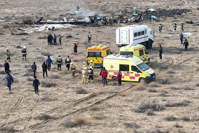 آمار فوت شدگان سقوط هواپیمای مسافربری جمهوری آذربایجان اعلام شد