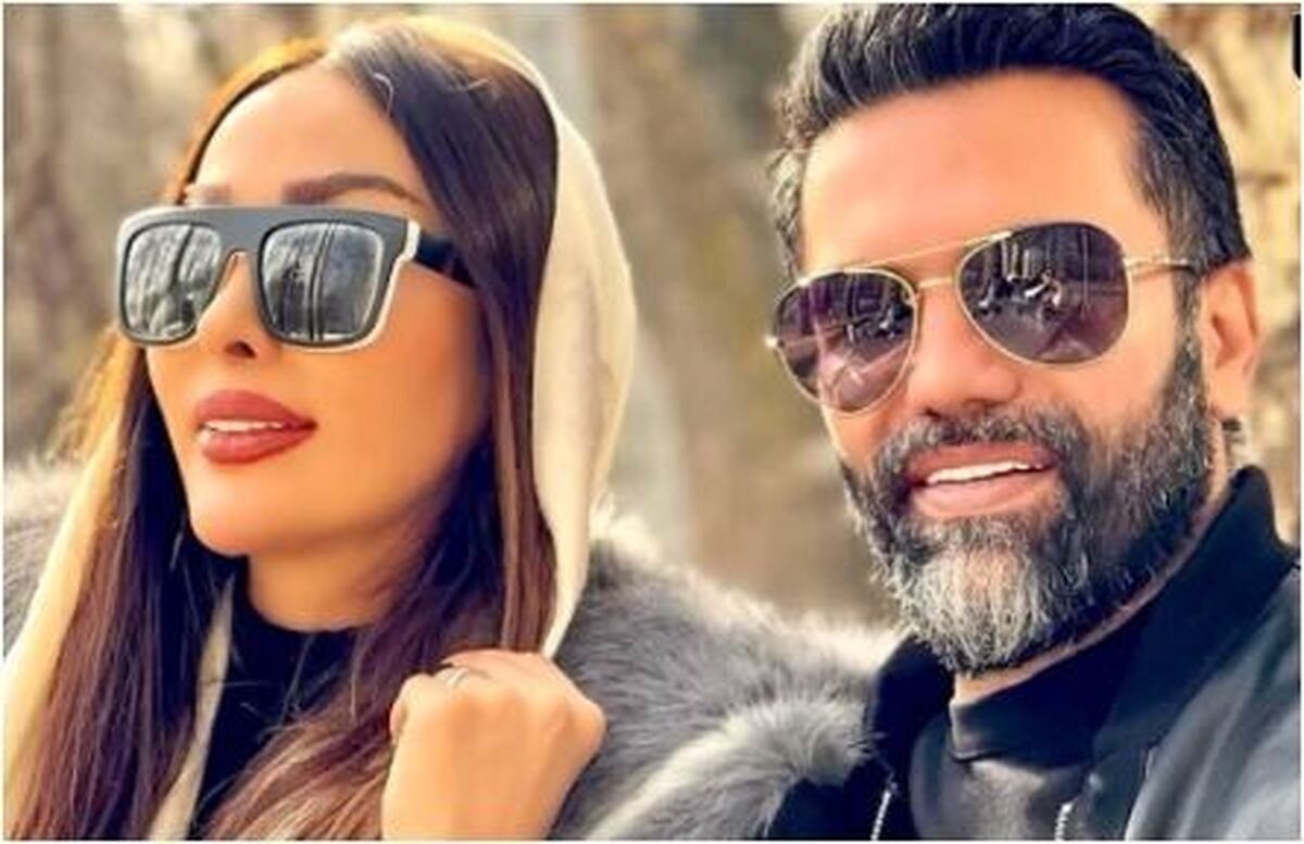 گوشه‌ای دنج از قصر علیرضا نیکبخت و همسرش/دو کبوتر عاشق در یک قاب!