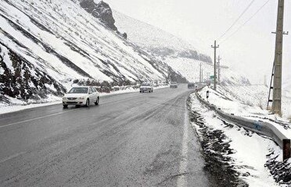 بارش ۵ سانتی‌متری برف در برخی محور‌های کوهستانی گیلان