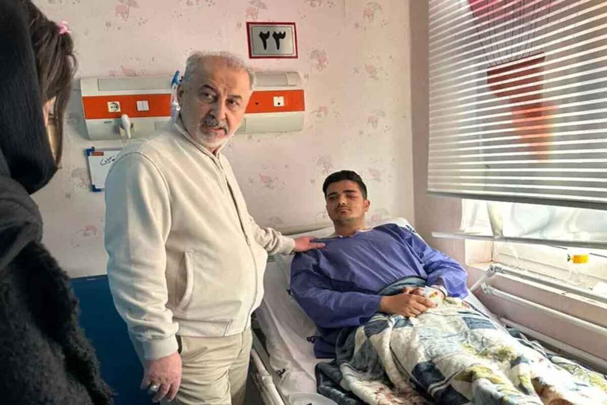 هوادار پرسپولیسی آسیب دیده در ورزشگاه نابینا شد