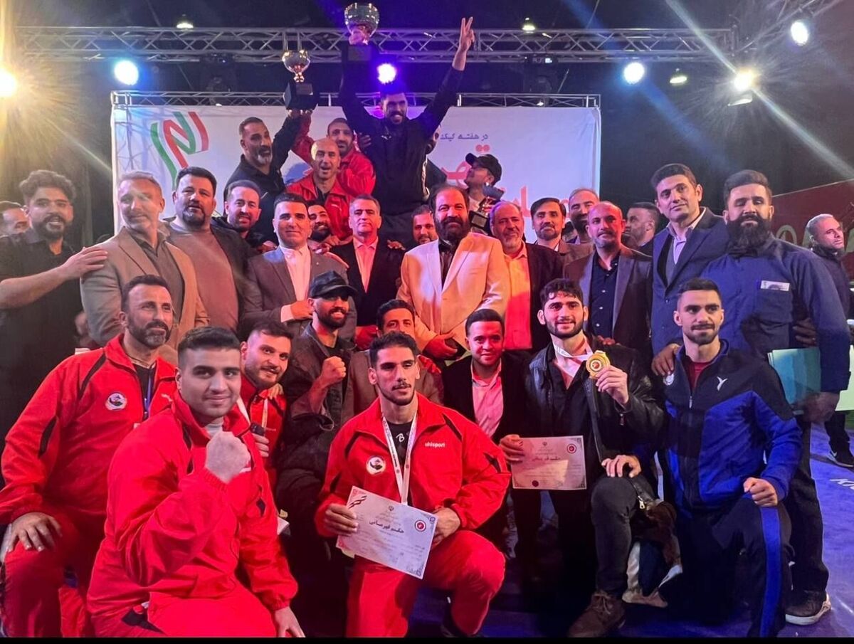 قهرمانی کرمان در مسابقات کیک‌بوکسینگ مردان کشور