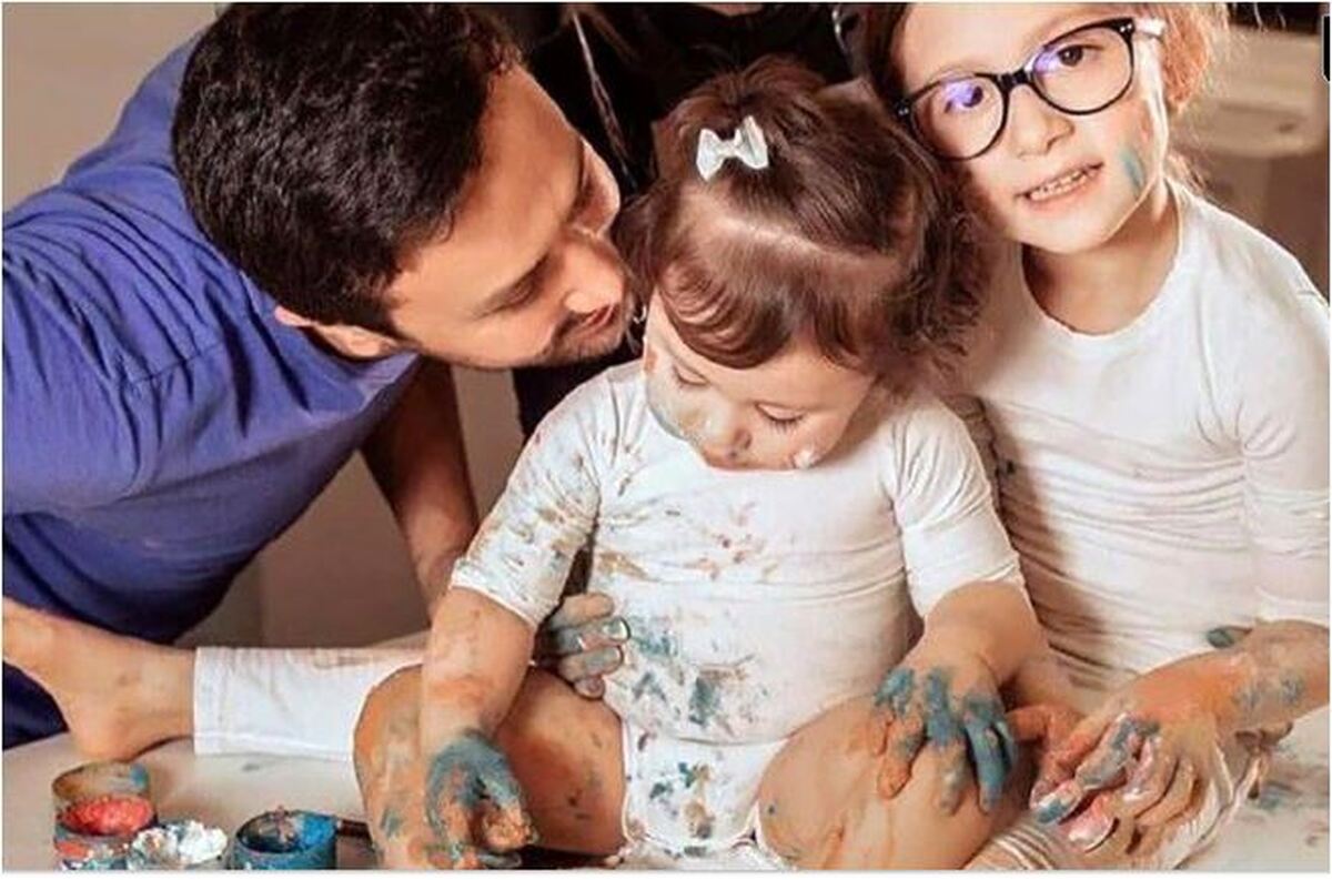 دونفره‌های شاهرخ استخری با دختر بزرگ و مهربانش/پناهِ بابا..