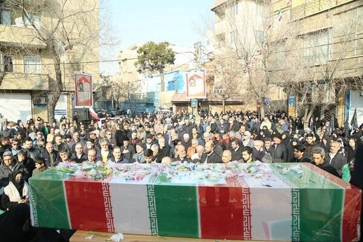 تشییع پیکر شهیدی که بعد از ۴۱ سال به میهن بازگشت