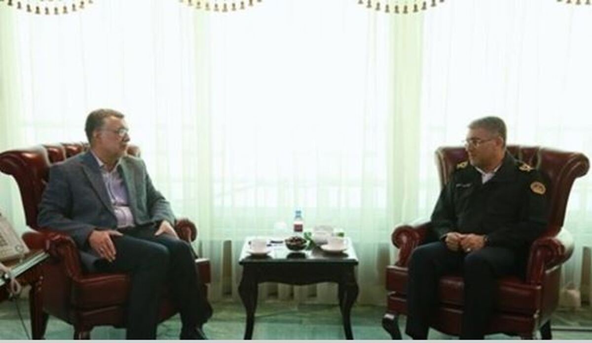 گفت و گوی وزیر بهداشت و رییس پلیس راهور فراجا با محوریت اجرای پویش «نه به تصادفات»