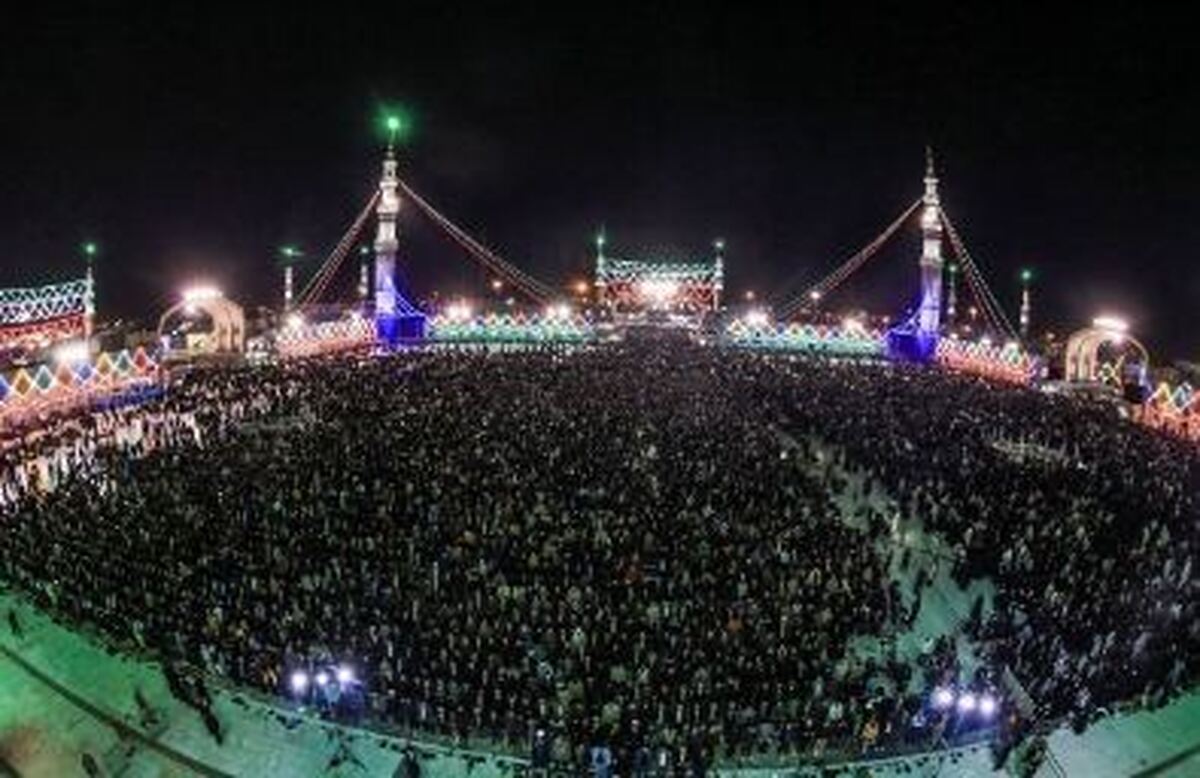 ایجاد بزرگ‌ترین تونل نوری جهان اسلام به مناسبت نیمه‌شعبان