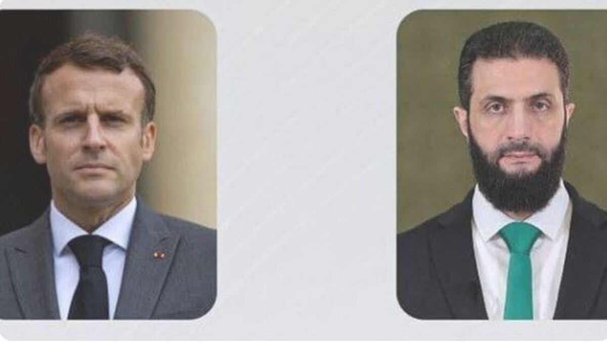 دعوت ماکرون از جولانی برای سفر به فرانسه