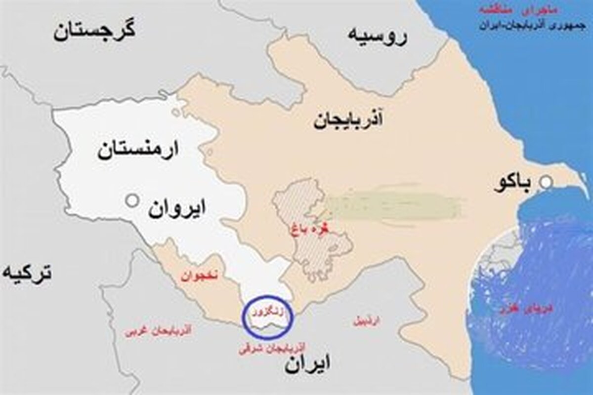 ایران درباره مواضع خود با ارمنستان درباره کریدور زنگزور همسو است