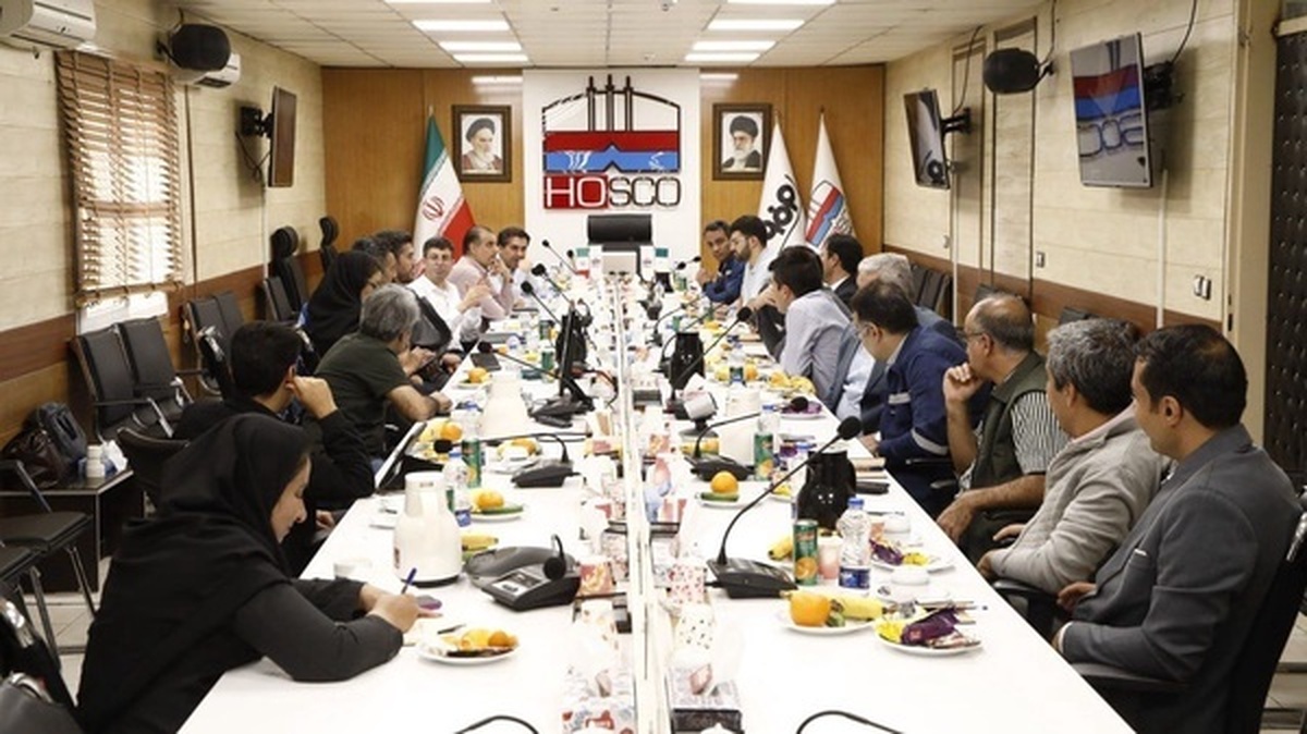 فولاد هرمزگان جنوب میزبان چهارمین نشست کارگروه گندله و آهن اسفنجی آزمایشگاه‌های زنجیره فولاد و معادن
