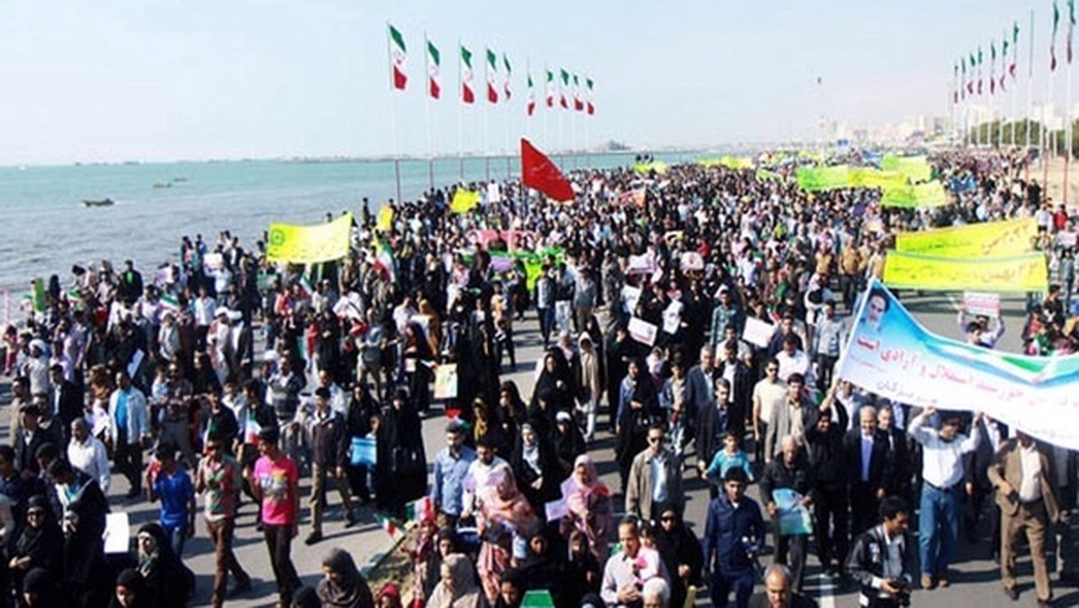 اعلام مسیر‌های راهپیمایی ۲۲ بهمن در شهرستان‌های هرمزگان