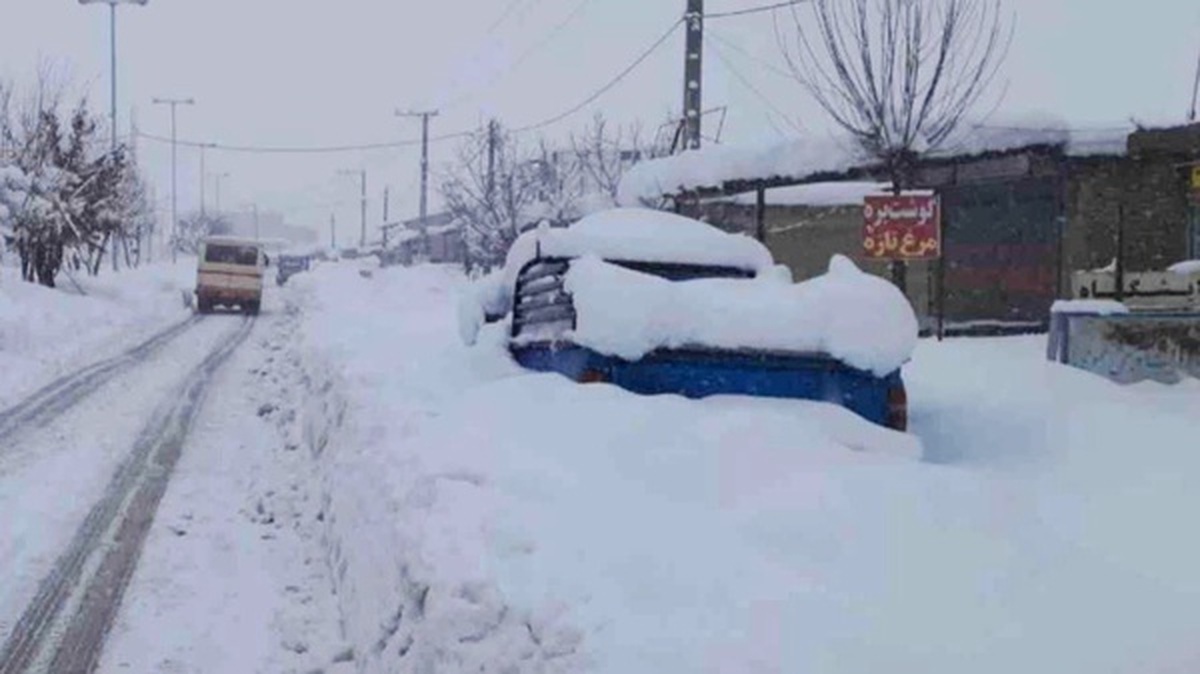 بارش ۴۵ سانتی‌متر برف در گازرخان الموت