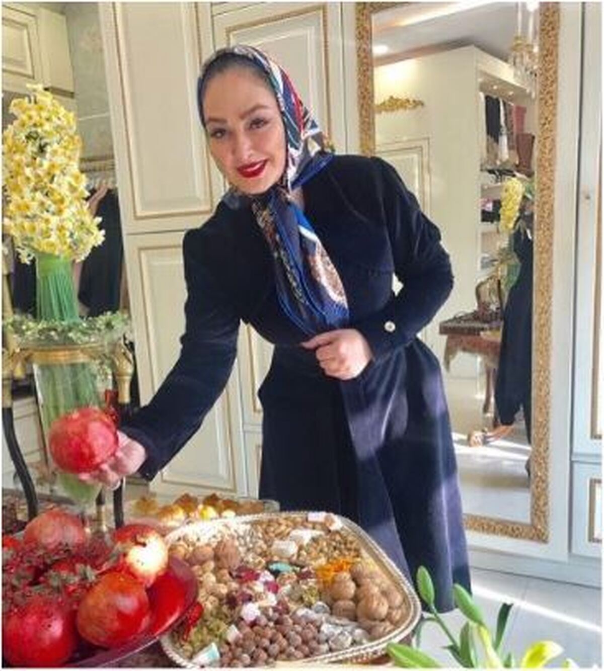 بازیگران منتخبی که بهترین سفره‌های شب یلدا را چیده‌اند را ببینید/سلیقه کی بهتره؟