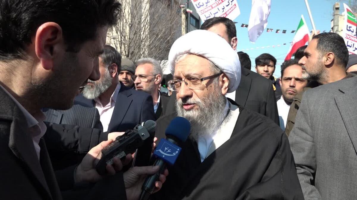 پیام حضور مردم پشتیبانی از نظام اسلامی است