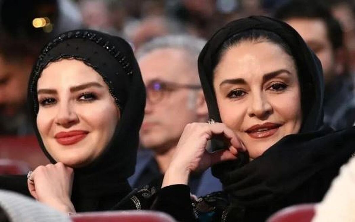 استایل‌های با وقار و سنگین مریلا زارعی و خواهرش در مراسم اختتامیه توجه‌ها را جلب کردند
