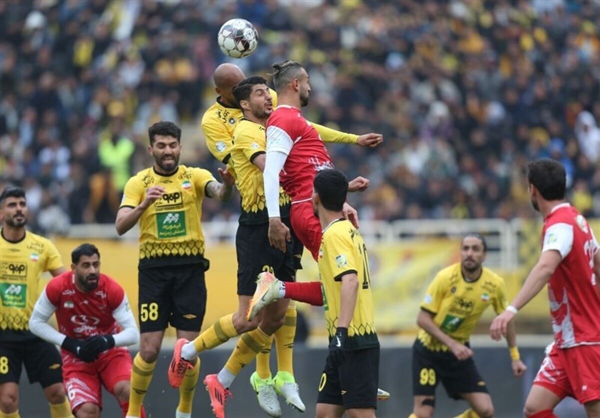 تساوی سپاهان و پرسپولیس در پایان وقت‌های قانونی