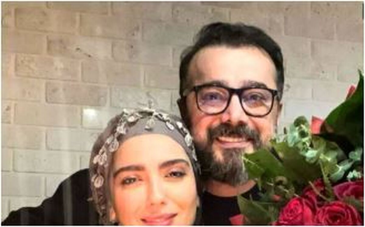 آغوش گرم سپند امیرسلیمانی برای همسرش در روز عشق+عکس