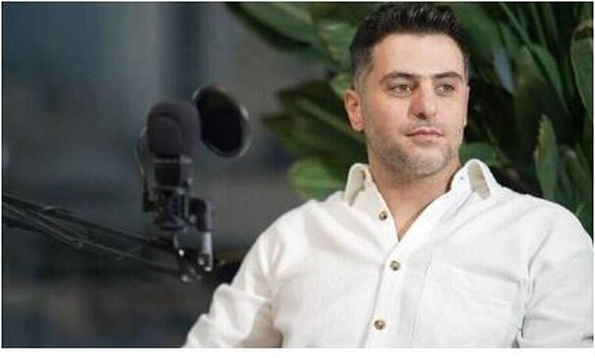 علی ضیا هم از عکس برفی اش رونمایی کرد/وسط بوران جای عکس گرفتنه آخه!