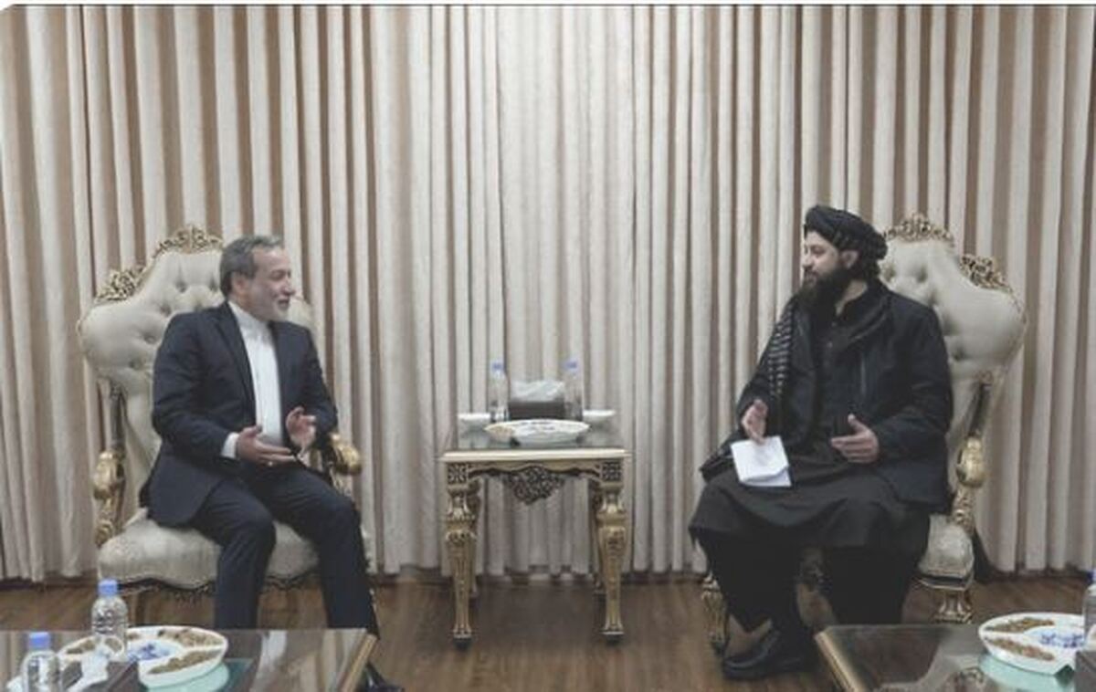 دیدار عراقچی با سرپرست وزارت دفاع حکومت سرپرستی افغانستان