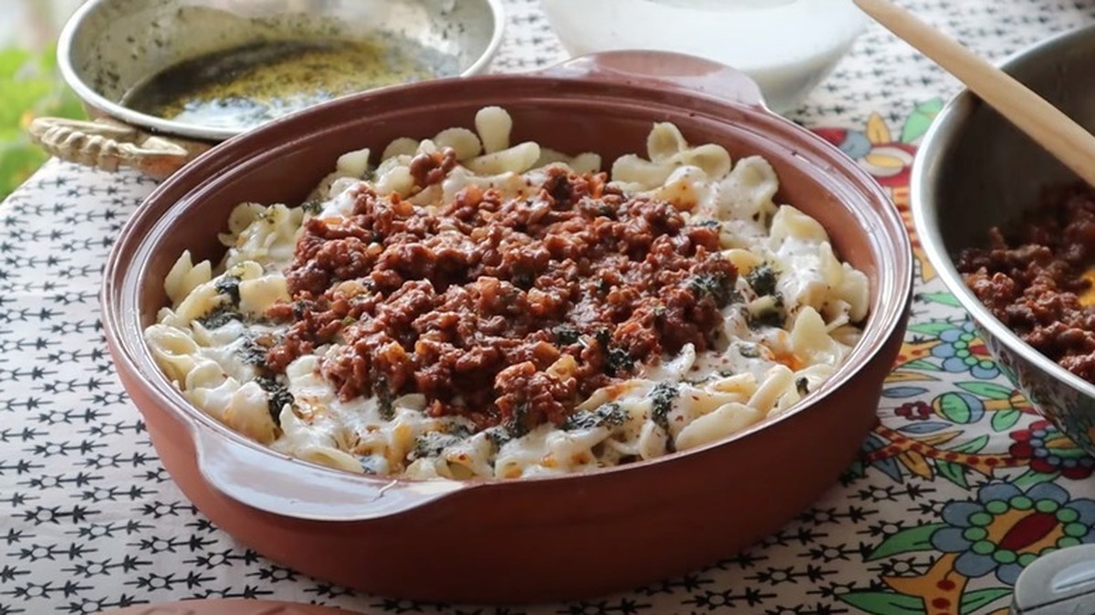 طرز تهیه پاستا ترکی برای شام