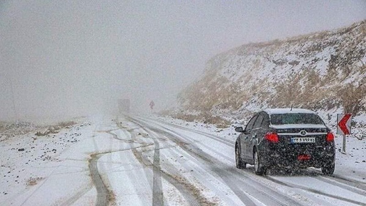 جاده‌های خراسان‌شمالی لغزنده است
