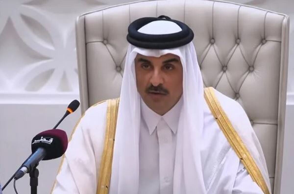 تأکید امیر قطر بر تعمیق روابط با ایران و توسعه صلح در منطقه