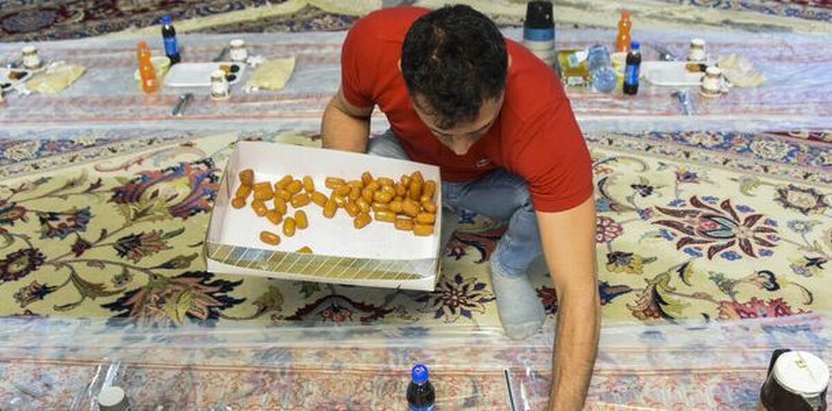 ۴۰ سفره افطاری ساده امام حسنی در آستانه اشرفیه میزبان روزه‌داران هستند