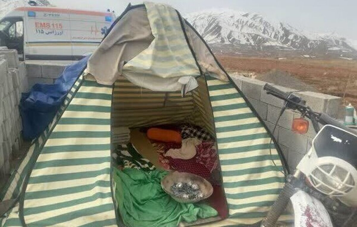 جان باختن ۲ نفر در پی روشن کردن ذغال در داخل چادر مسافرتی در آذربایجان‌شرقی