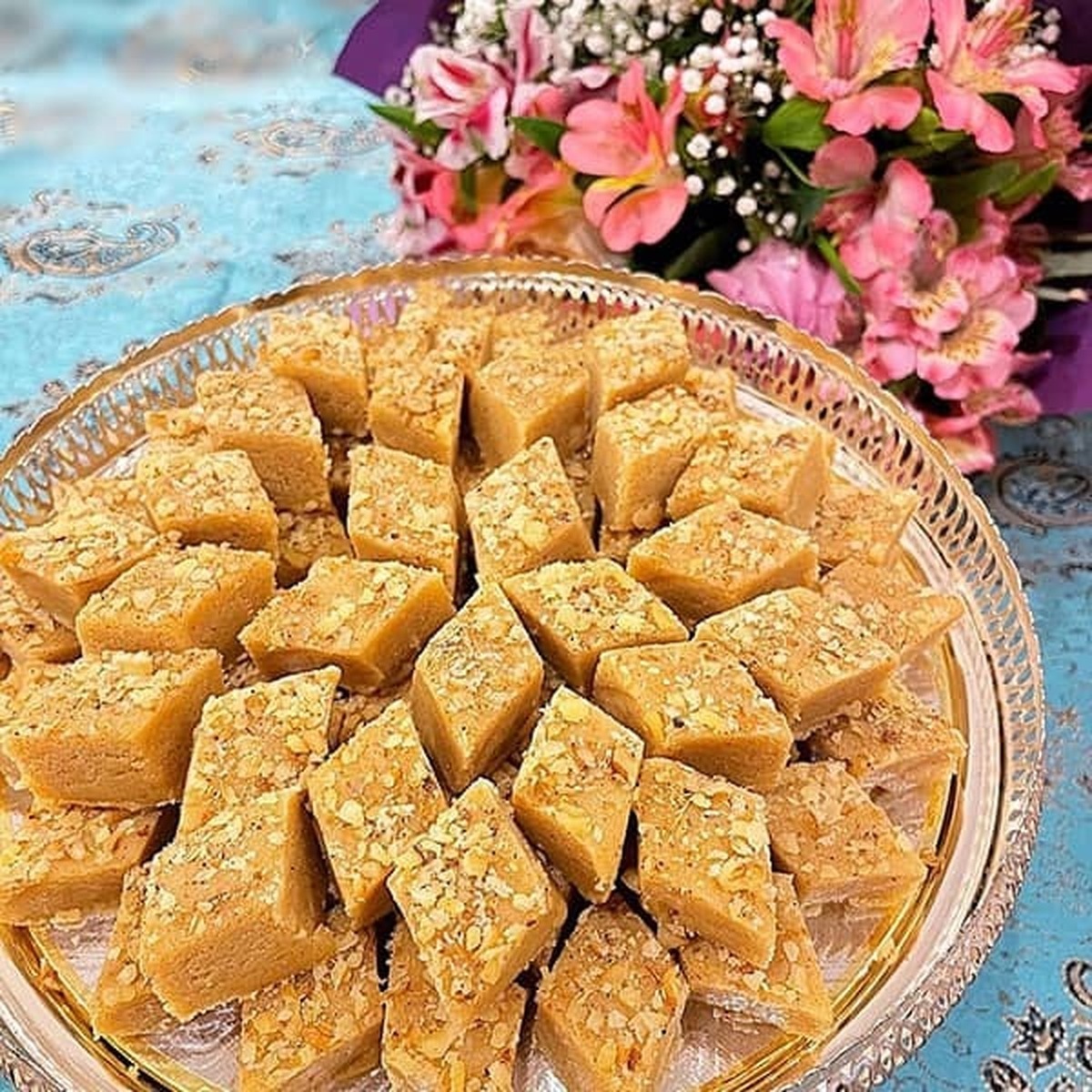 صفر تا صد تهیه شیرینی حلوایی؛ سالم و مقوی /با روح و روان آدم بازی میکنه!