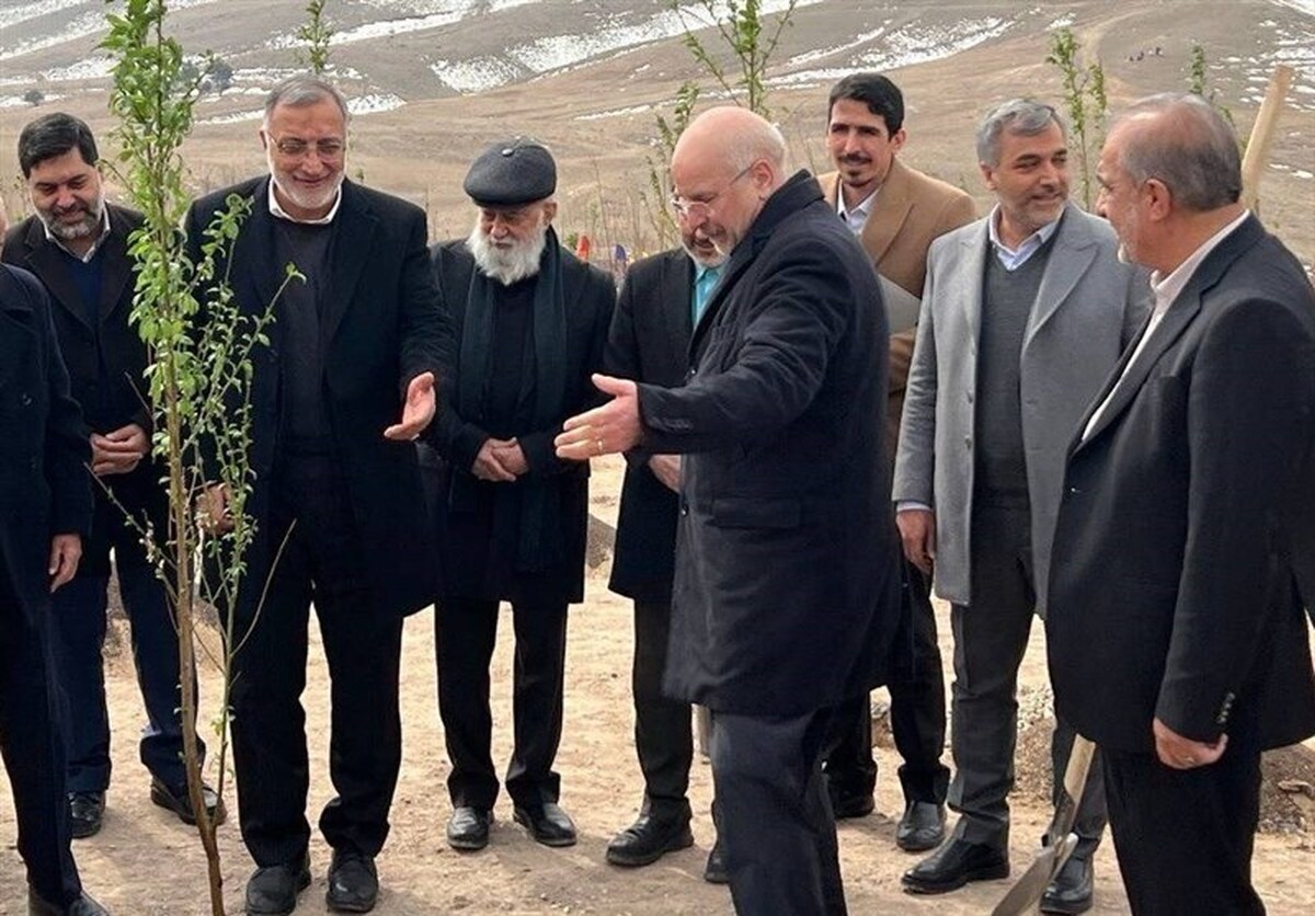 کمربند سبز تهران باحضور قالیباف و زاکانی افتتاح شد