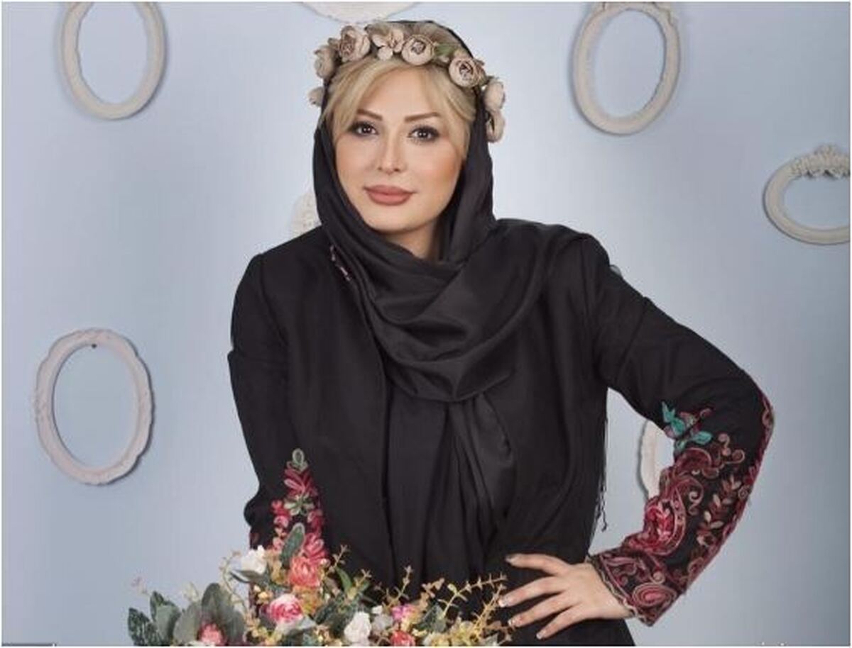 نیوشا ضیغمی با مجسمه طبیعی مهران مدیری عکس یادگاری گرفت!