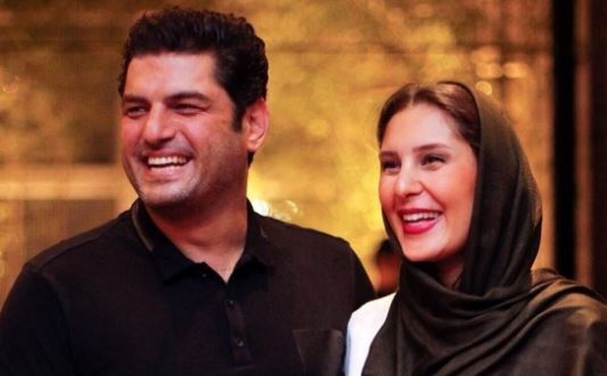 میکاپ داغون همسر سام درخشانی در یک عکس یادگاری با علی ضیا جلب توجه کرد! +عکس