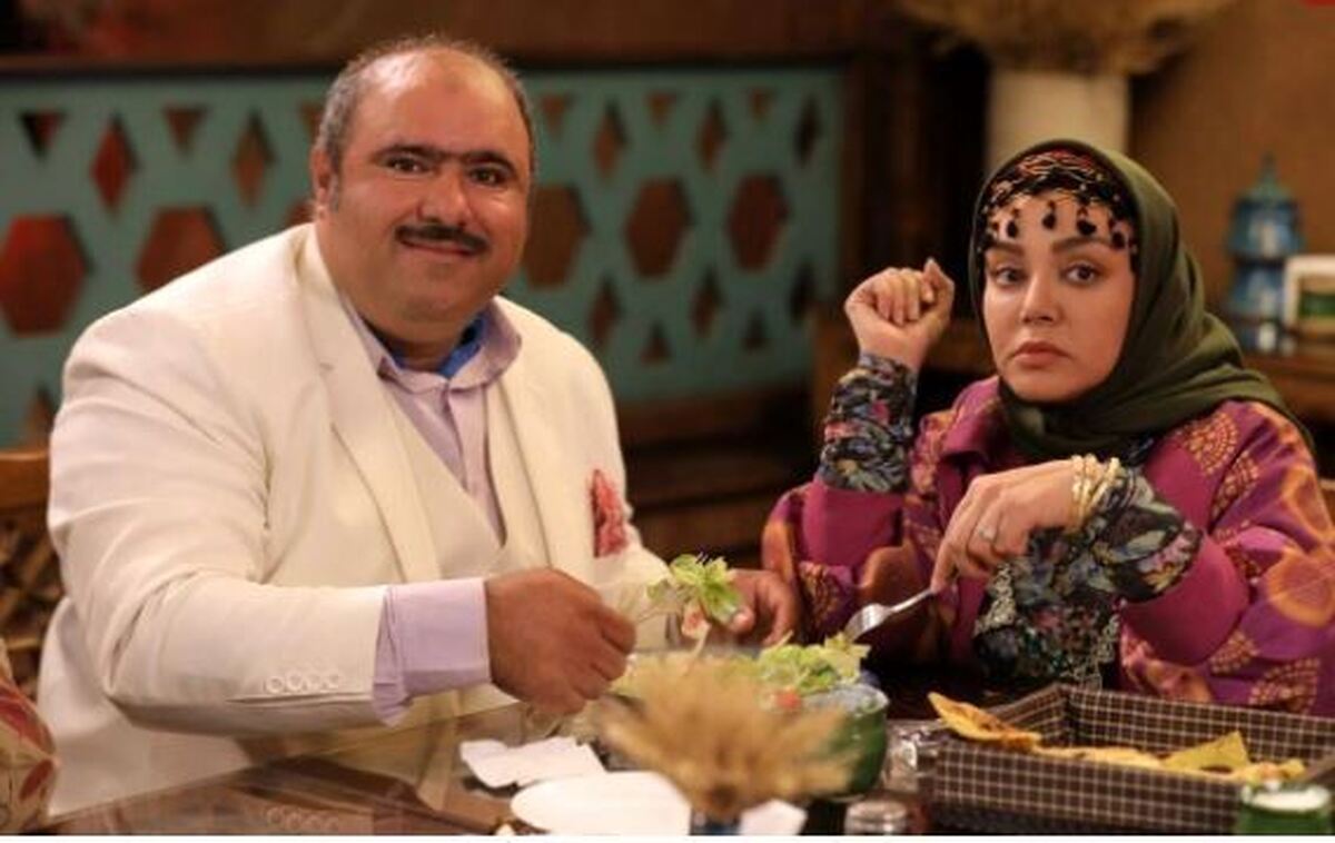 «عمو کاووس و سلمان» سریال نون خ با هم همسفر شدند+عکس
