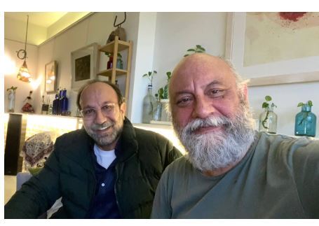 عکس یادگاری اصغر فرهادی در کنار رفیق ۱۵ سالش وایرال شد!