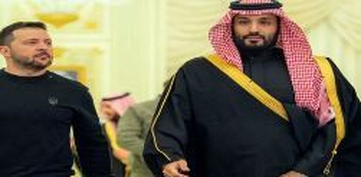 زلنسکی در عربستان، پیش از آغاز مذاکرات صلح
