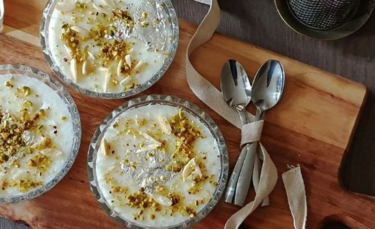 برای صبحانه این فرنی رژیمی و کم هزینه را درست کنید
