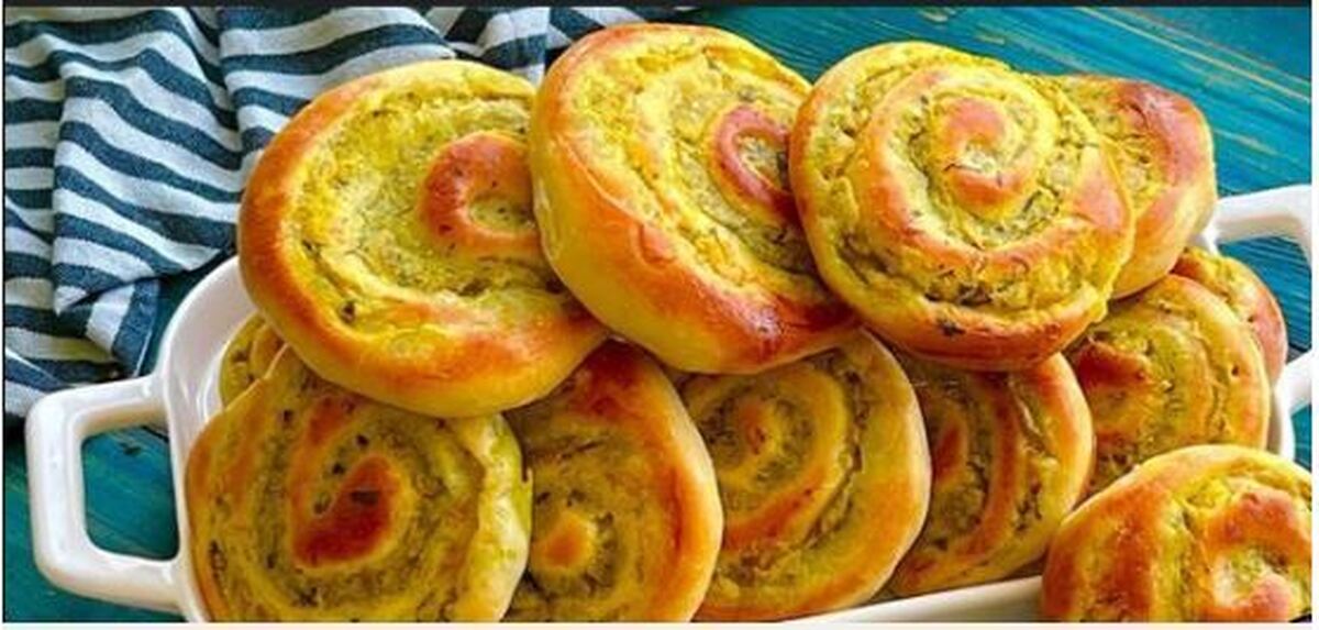 طرز تهیه یک نان شکم پر خوشمزه روسی که با سیب زمینی درست میشه! +مواد لازم