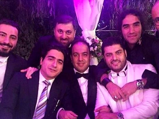 تصویری پر ستاره از عروسی سام درخشانی/از همایون شجریان تا نوید محمدزاده