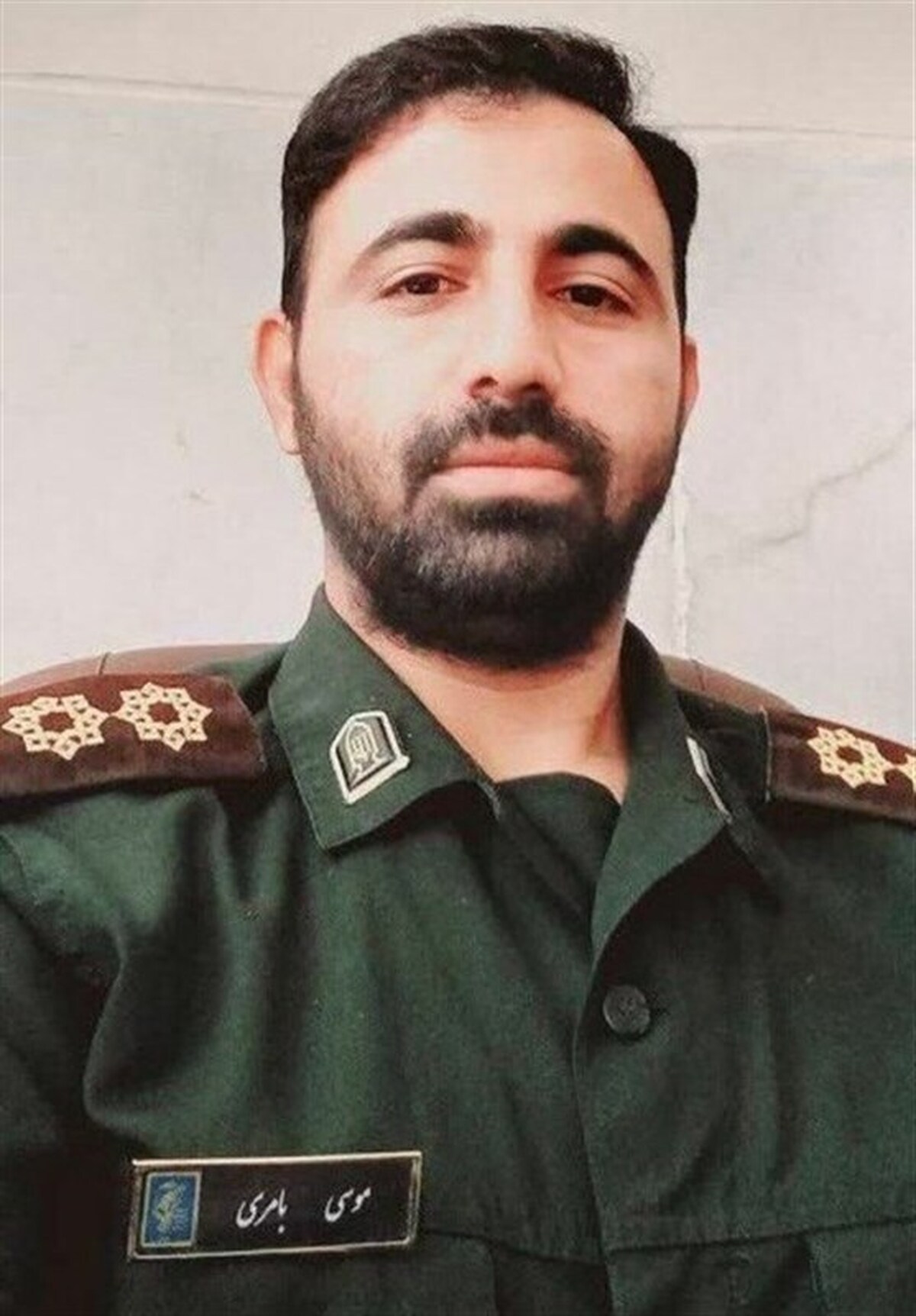 شهادت یک پاسدار در محور خاش ـ زاهدان