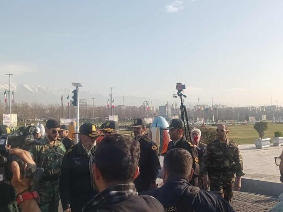 آغاز رزمایش اقتدار نوروزی پلیس در میدان آزادی
