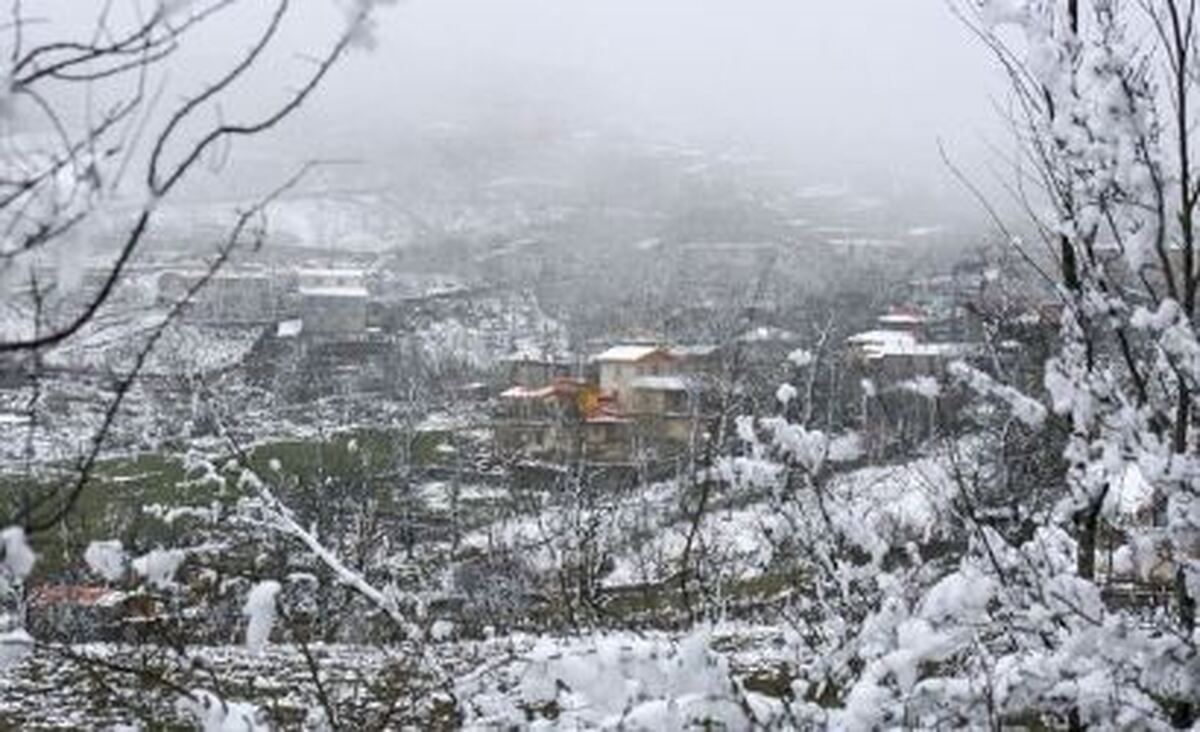 آماده‌باش برفی در مازندران