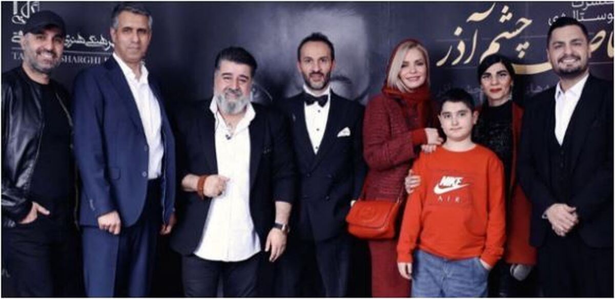 تصاویر یادگاری بازیگران مطرح در کنسرت ناصر چشم آذر
