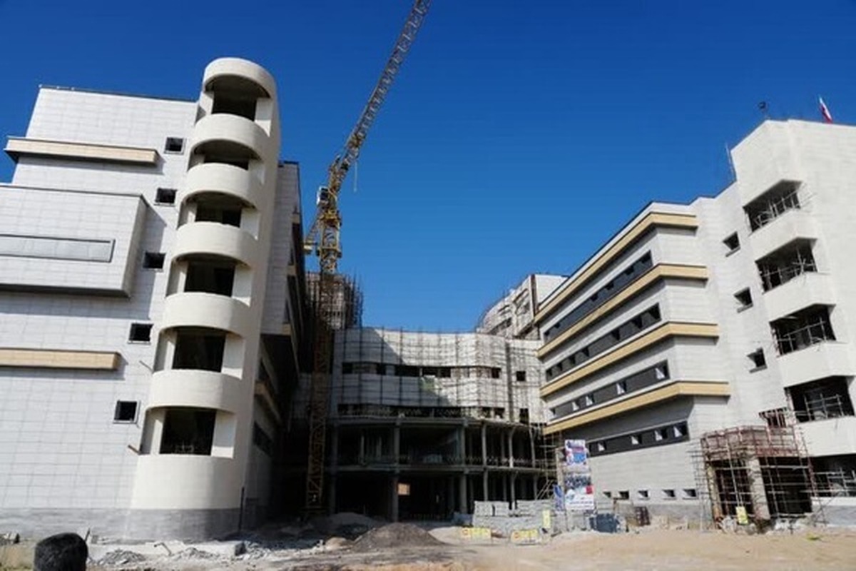 بزرگترین بیمارستان مازندران سال آینده تحویل وزارت بهداشت می‌شود