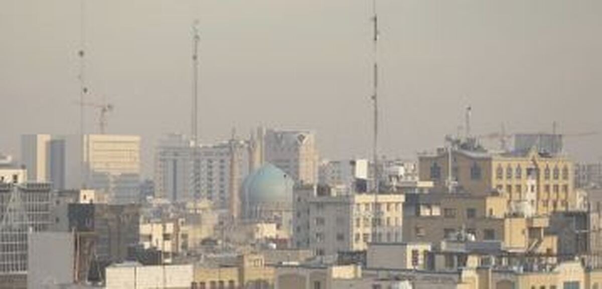 کیفیت هوای کلانشهر مشهد ناسالم شد