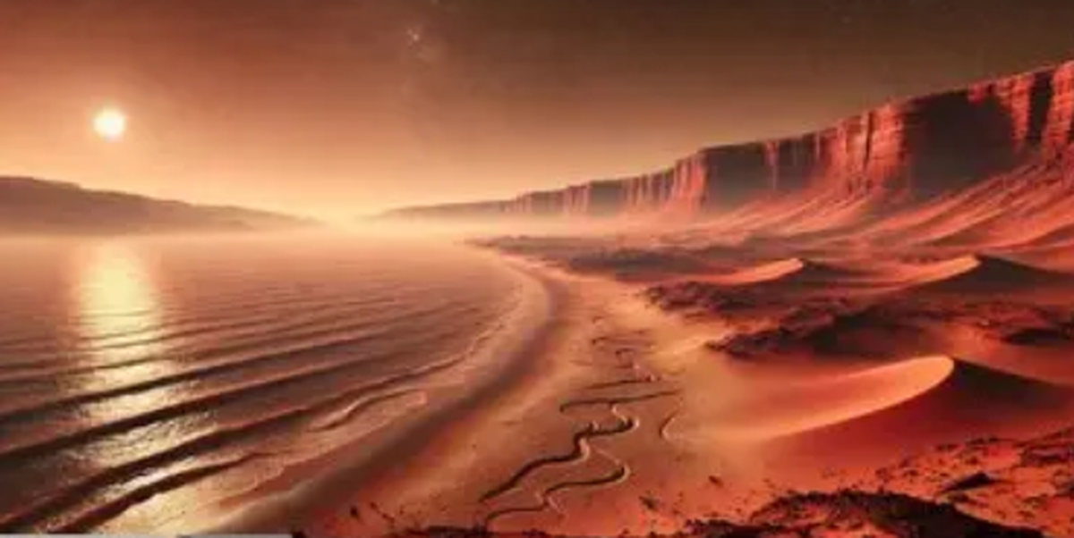مریخ هم ساحل شنی داشته است؟