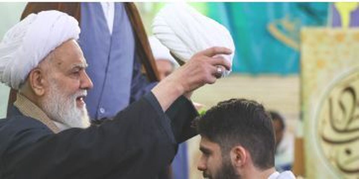طلاب حوزه علمیه ابوذر معمم شدند