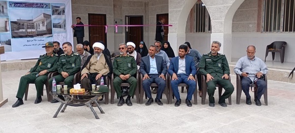 سردار سلامی دارالقرآن جزیره هرمز را افتتاح کرد