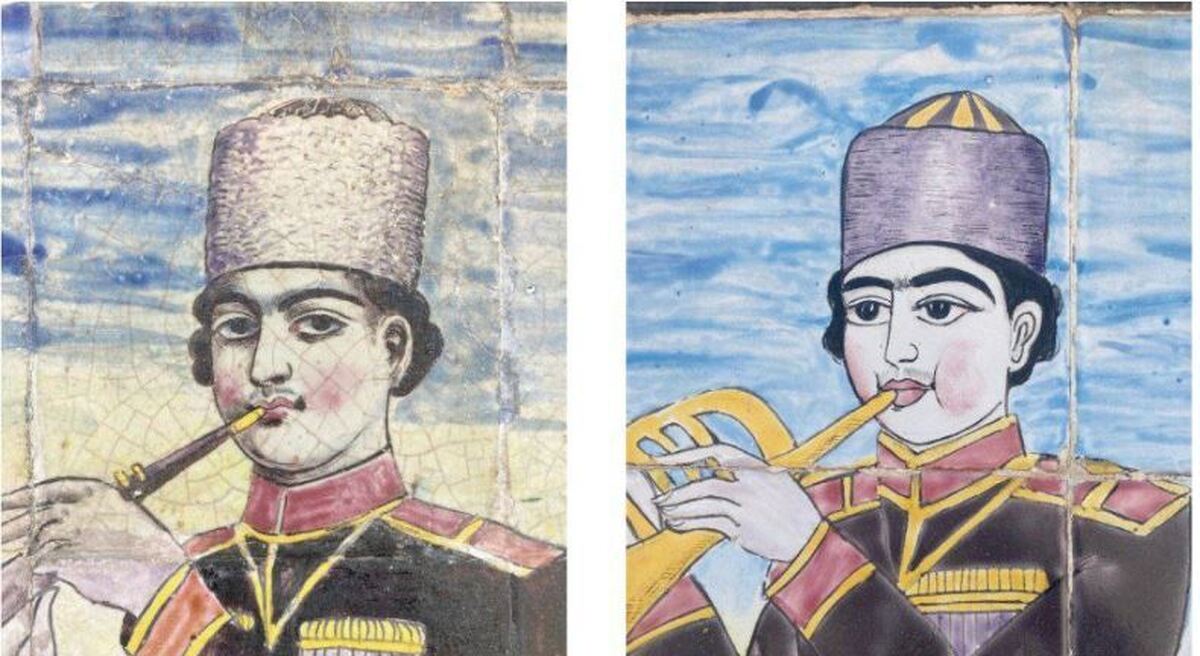 مرمت یک اثر تاریخی در کاخ گلستان باعث خشم شد