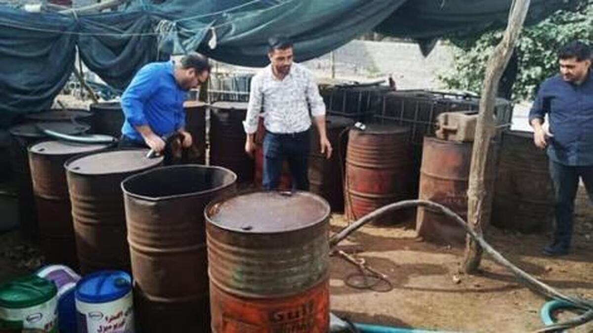 یک انبار بزرگ سوخت قاچاق در هرمزگان کشف شد