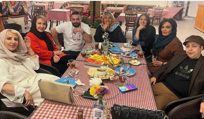ناهار دوستانه مازیار لرستانی و رابعه اسکویی به حواشی دامن زد